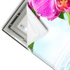 Led Wandbild Orchidee Wassertropfen Hochformat Materialvorschau