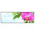 Led Wandbild Orchidee Wassertropfen Panorama Produktvorschau Frontal