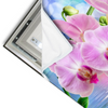 Led Wandbild Orchideen Blueten Querformat Materialvorschau