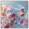 Led Wandbild Orchideenblueten In Pastell Quadrat Produktvorschau Frontal