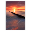 Led Wandbild Ostsee Sonnenuntergang Hochformat Produktvorschau Frontal