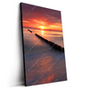 Led Wandbild Ostsee Sonnenuntergang Hochformat Produktvorschau Seitlich