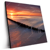 Led Wandbild Ostsee Sonnenuntergang Quadrat Produktvorschau Seitlich