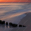 Led Wandbild Ostsee Sonnenuntergang Querformat Zoom