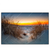 Led Wandbild Ostseestrand Bei Sonnenuntergang Querformat Produktvorschau Frontal