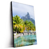 Led Wandbild Palmen Berg Auf Insel Hochformat Produktvorschau Seitlich
