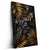 Led Wandbild Palmenblaetter Schwarz Gold Hochformat Produktvorschau Seitlich