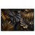 Led Wandbild Palmenblaetter Schwarz Gold Querformat Produktvorschau Frontal