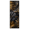 Led Wandbild Palmenblaetter Schwarz Gold Schmal Produktvorschau Frontal