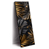 Led Wandbild Palmenblaetter Schwarz Gold Schmal Produktvorschau Seitlich