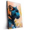 Led Wandbild Panther Farben Der Wildness Hochformat Produktvorschau Seitlich