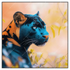 Led Wandbild Panther Farben Der Wildness Quadrat Produktvorschau Frontal