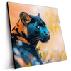 Led Wandbild Panther Farben Der Wildness Quadrat Produktvorschau Seitlich