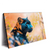 Led Wandbild Panther Farben Der Wildness Querformat Produktvorschau Seitlich