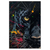 Led Wandbild Panther Farbexplosion Hochformat Produktvorschau Frontal