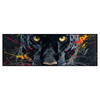 Led Wandbild Panther Farbexplosion Panorama Produktvorschau Frontal