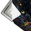 Led Wandbild Panther Farbexplosion Querformat Materialvorschau