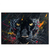 Led Wandbild Panther Farbexplosion Querformat Produktvorschau Frontal