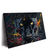 Led Wandbild Panther Farbexplosion Querformat Produktvorschau Seitlich