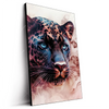 Led Wandbild Panther Im Farbenspiel Hochformat Produktvorschau Seitlich