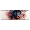 Led Wandbild Panther Im Farbenspiel Panorama Produktvorschau Frontal