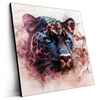 Led Wandbild Panther Im Farbenspiel Quadrat Produktvorschau Seitlich