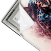 Led Wandbild Panther Im Farbenspiel Querformat Materialvorschau