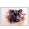 Led Wandbild Panther Im Farbenspiel Querformat Produktvorschau Frontal