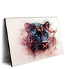 Led Wandbild Panther Im Farbenspiel Querformat Produktvorschau Seitlich