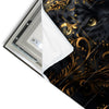 Led Wandbild Panther Mit Goldenen Ornamenten Hochformat Materialvorschau