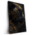 Led Wandbild Panther Mit Goldenen Ornamenten Hochformat Produktvorschau Seitlich