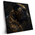 Led Wandbild Panther Mit Goldenen Ornamenten Quadrat Produktvorschau Seitlich