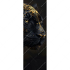 Led Wandbild Panther Mit Goldenen Ornamenten Schmal Motivvorschau