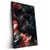 Led Wandbild Panther Und Rote Blueten Hochformat Produktvorschau Seitlich