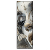 Led Wandbild Paola Portraet Mit Schmetterlingen Schmal Produktvorschau Frontal