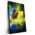 Led Wandbild Papagei Farbexplosion Hochformat Produktvorschau Seitlich