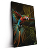 Led Wandbild Papagei Im Flug Hochformat Produktvorschau Seitlich