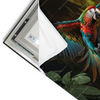 Led Wandbild Papagei Im Flug Querformat Materialvorschau