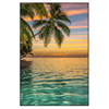 Led Wandbild Paradiesische Insel Hochformat Produktvorschau Frontal
