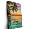 Led Wandbild Paradiesische Insel Hochformat Produktvorschau Seitlich