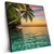 Led Wandbild Paradiesische Insel Quadrat Produktvorschau Seitlich