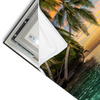 Led Wandbild Paradiesische Insel Querformat Materialvorschau