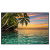 Led Wandbild Paradiesische Insel Querformat Produktvorschau Frontal