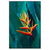Led Wandbild Paradiesvogelblume Hochformat Produktvorschau Frontal
