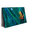 Led Wandbild Paradiesvogelblume Querformat Produktvorschau Seitlich