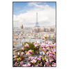 Led Wandbild Pariser Stadtdaecher Hochformat Produktvorschau Frontal