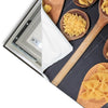 Led Wandbild Pasta Auf Loeffeln Hochformat Materialvorschau