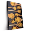 Led Wandbild Pasta Auf Loeffeln Hochformat Produktvorschau Seitlich