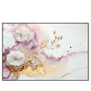 Led Wandbild Pastell Blueten Moderne Kunst Querformat Produktvorschau Frontal