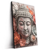 Led Wandbild Pastellblueten Und Buddha Hochformat Produktvorschau Seitlich